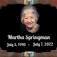 Martha Arvilene Springman Profile Photo