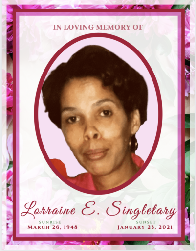 Lorraine Elaine Singletary Profile Photo