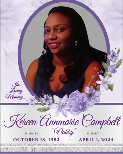 Kereen Annmarie Campbell's obituary image