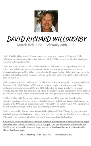 David Richard Willoughby Profile Photo