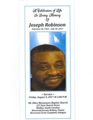 Joseph Robinson Profile Photo