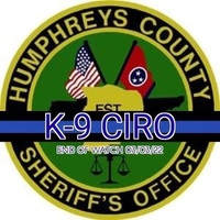Humphreys County K9 Deputy Ciro