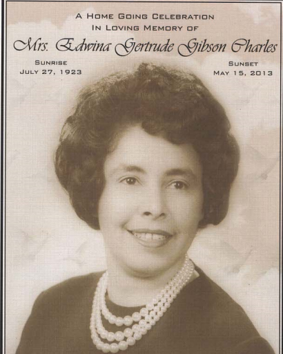Edwina Gertrude Gibson Charles
