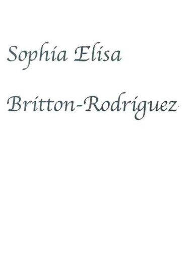 Sophia Elisa Britton-Rodriguez Profile Photo