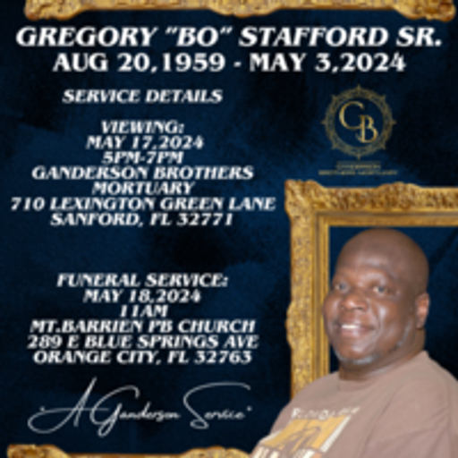 Gregory Bo Stafford Sr. Profile Photo