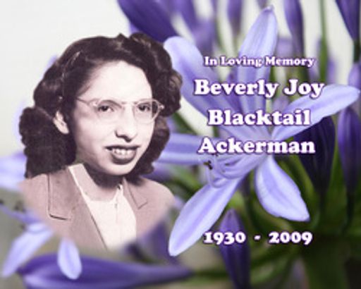 Beverly Joy Blacktail Ackerman