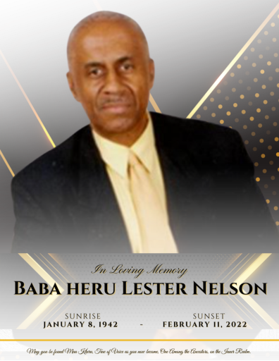 Baba Heru Lester M. Nelson Profile Photo