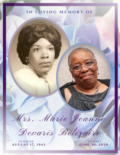 Mrs. M. Jeanne Devaris Belizaire