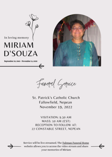 Miriam D'Souza