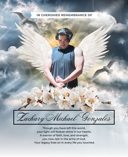 Zachary Gonzales's obituary image