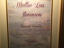 Mattie Lou (Towns)  Stevenson