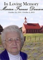 Marian Frances Dawson