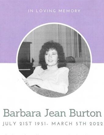 Barbara Jean Burton