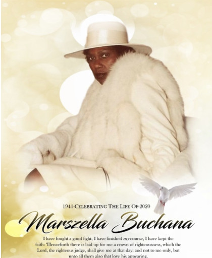 Marszella Buchanan 
 May 6, 2020