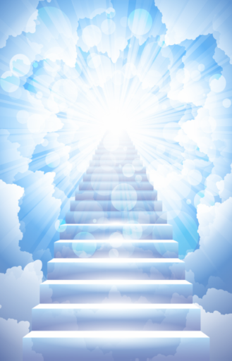 Heaven Background 8 PNG Memorial Background Stairs to Heaven