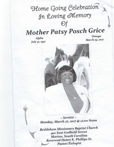 Patsy Posch Grice Profile Photo