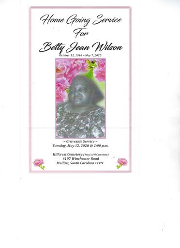 Betty Jean Wilson