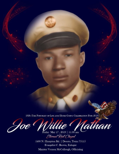 Joe Willie Nathan 
 May 21, 2019