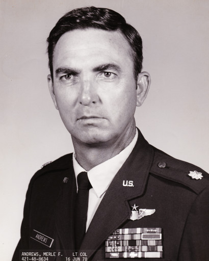 Lt. Col. Merle Franklin Andrews, USAF, Ret.