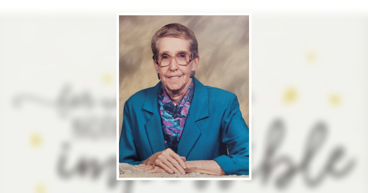 Betty J. Van Wey Obituary 2023 - Ford-Wulf-Bruns Chapel