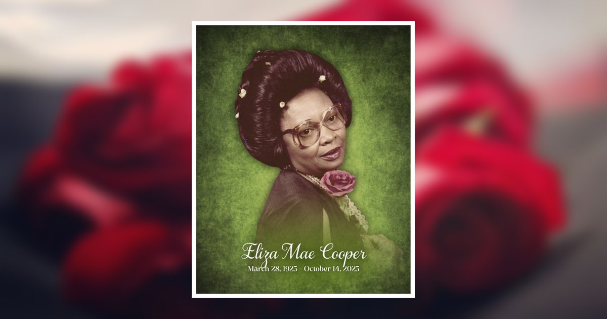 Eliza Mae Cooper Obituary, Jacksonville, FL