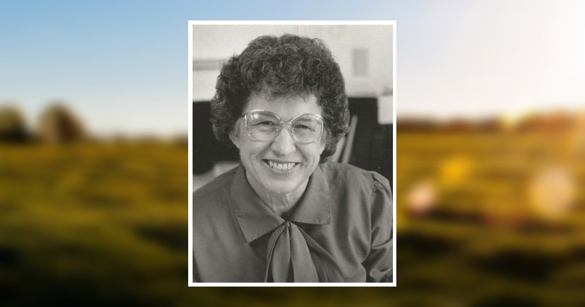 Helen Totten Obituary 2019 McMillan Mortuary