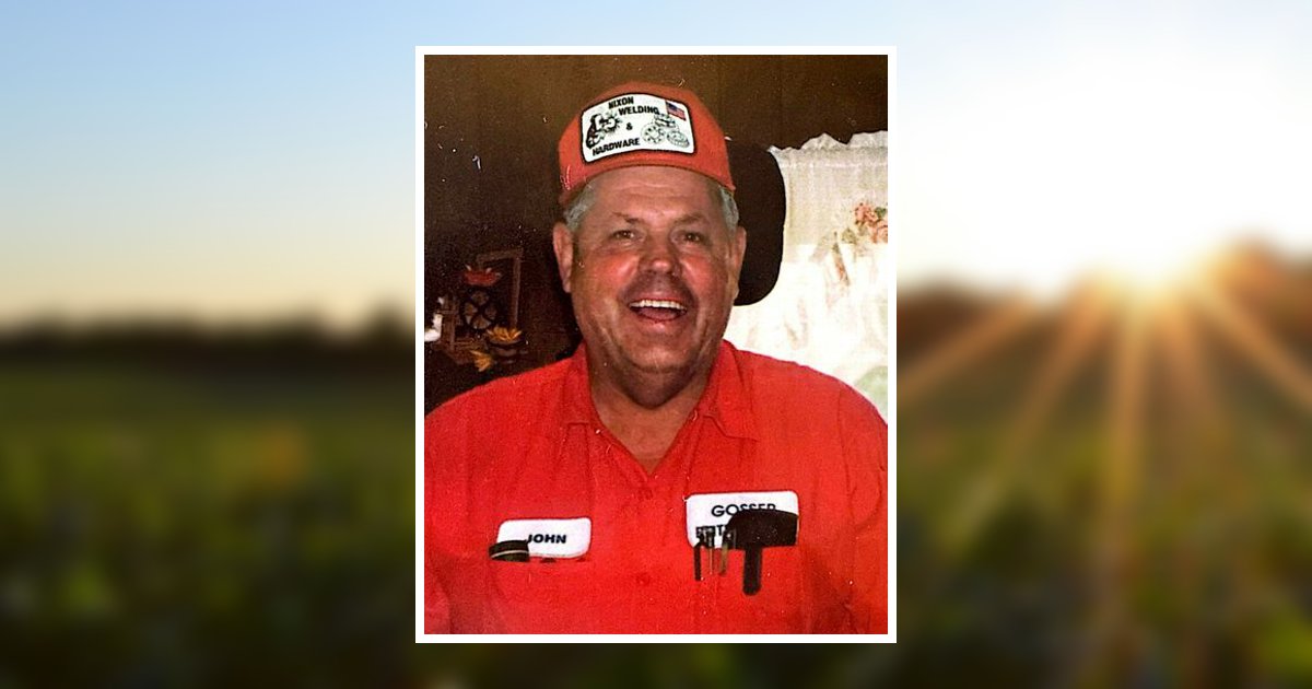 John Anthony Gosser Obituary, Gatesville, NC