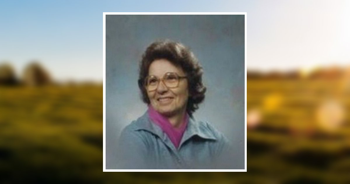 Leota Clutter Obituary 2004 KestersonRush Funeral Home