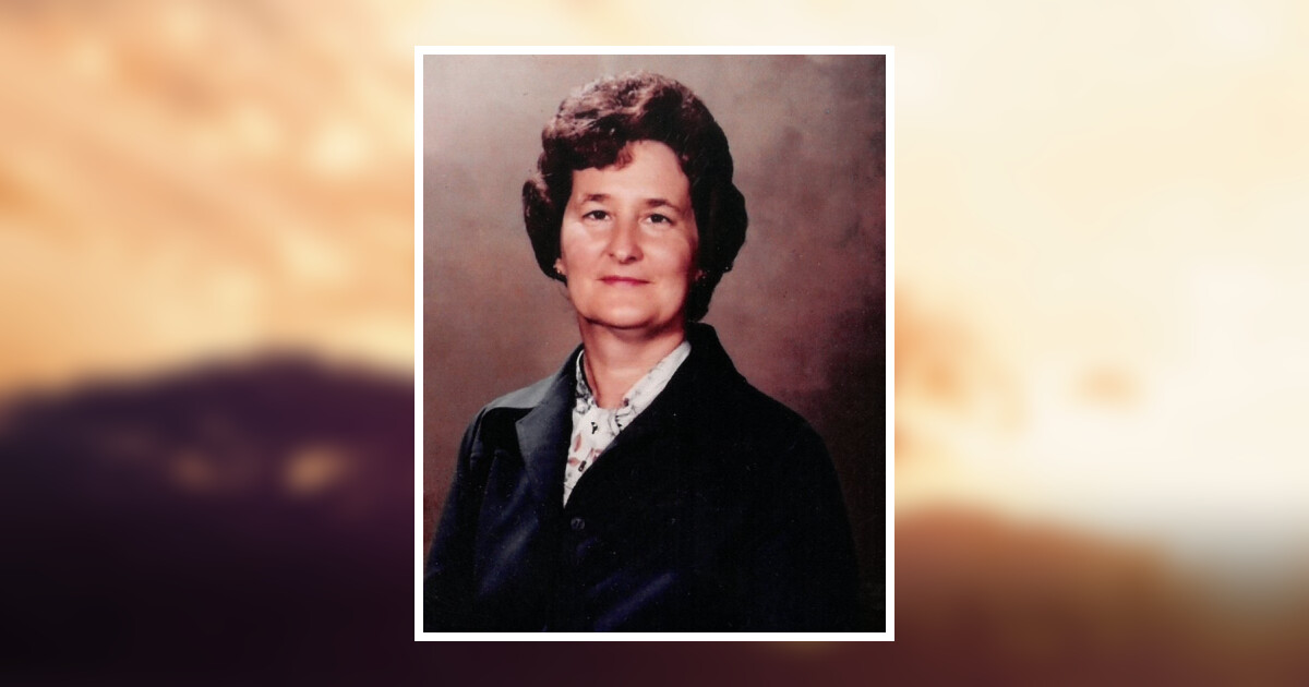 Mary Frances Smith Obituary 2023 Robinson Funeral Homes