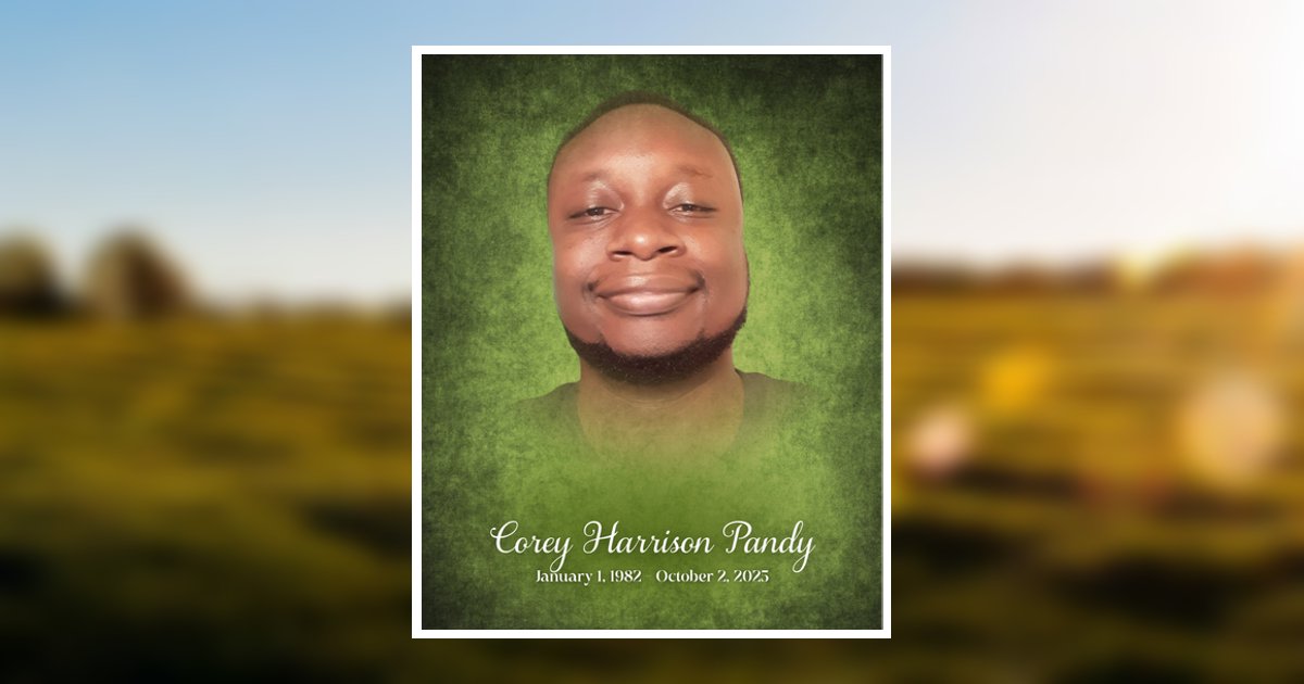 Corey Harrison Pandy Obituary, Jacksonville, FL