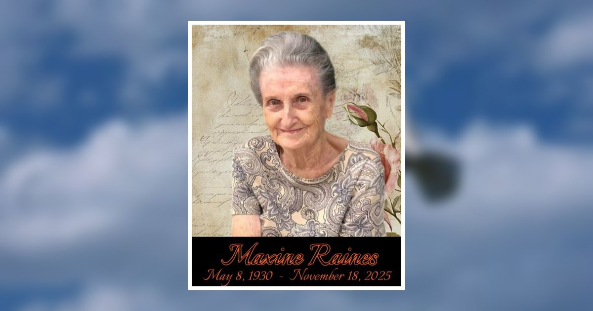 Arleta Maxine Raines Obituary, Harrah, OK