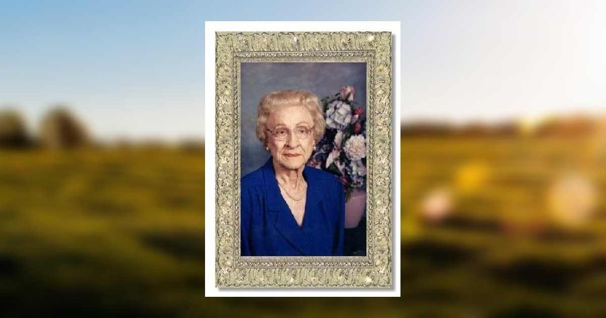 Clara weir obituary 2009 the hamil family funeral home