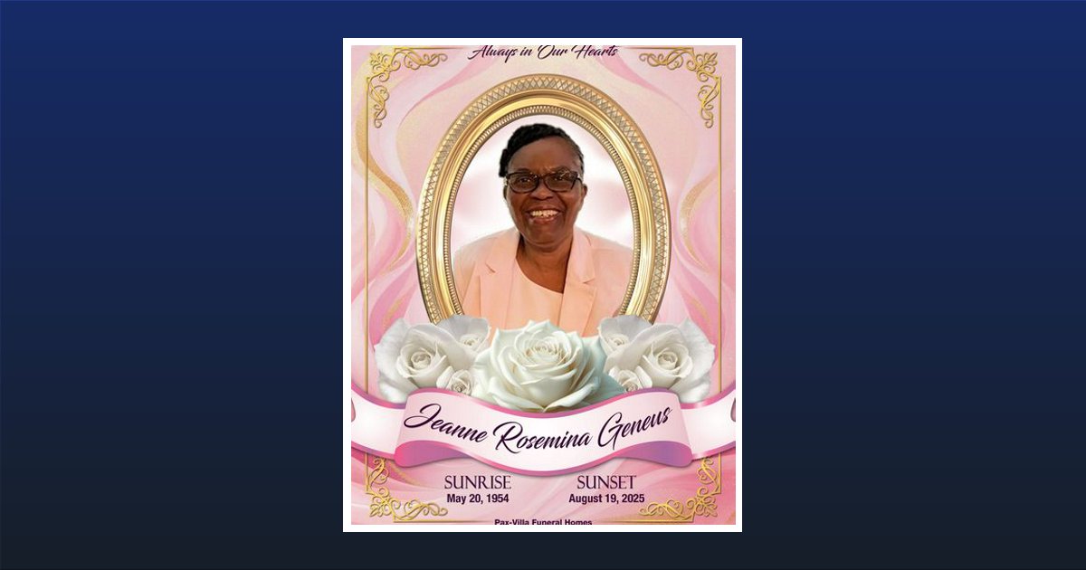 Jeanne Rosemina Geneus Obituary, Orlando, FL