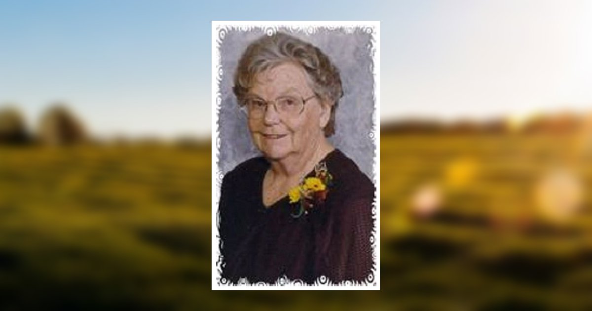 Verna Mae Hildebrand Obituary 2011 Boman Funeral Home