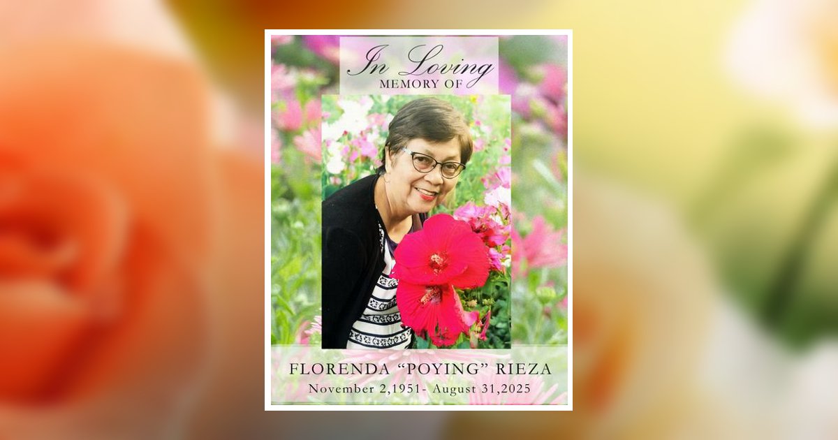 Florenda De Mesa Rieza Obituary, Evans, GA