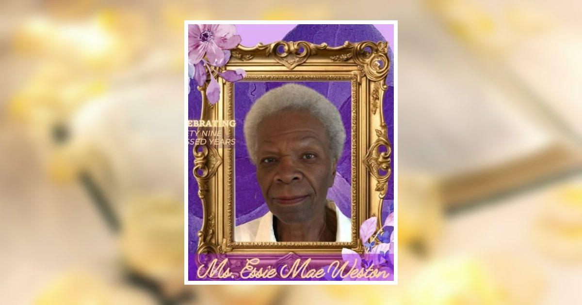 Ms. Essie Mae Weston Obituary, Savannah, GA