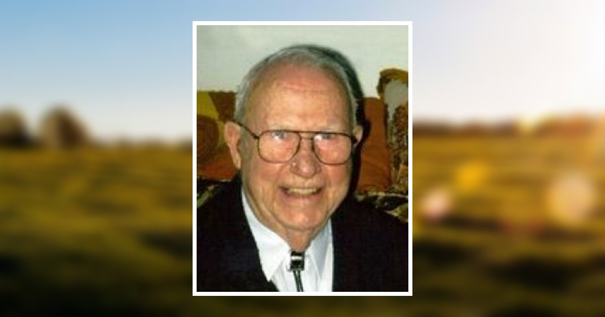 Rev. Lloyd Anderson Obituary 2010 AndersonTeBeest Funeral Home