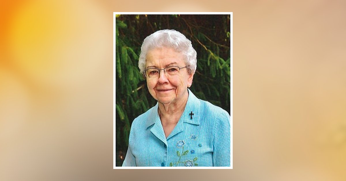 Sr. Margaret M. Wasserman R.S.M. Obituary, Fremont, OH