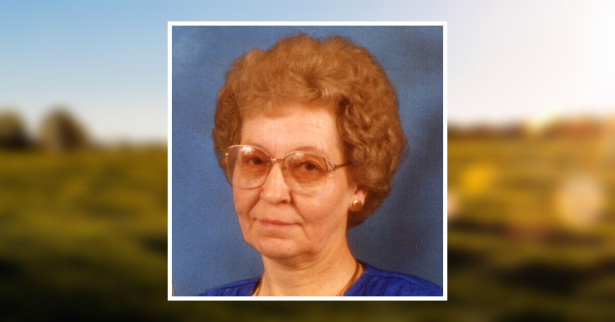 Ida Oster Obituary 2012 - Stevenson Funeral Homes