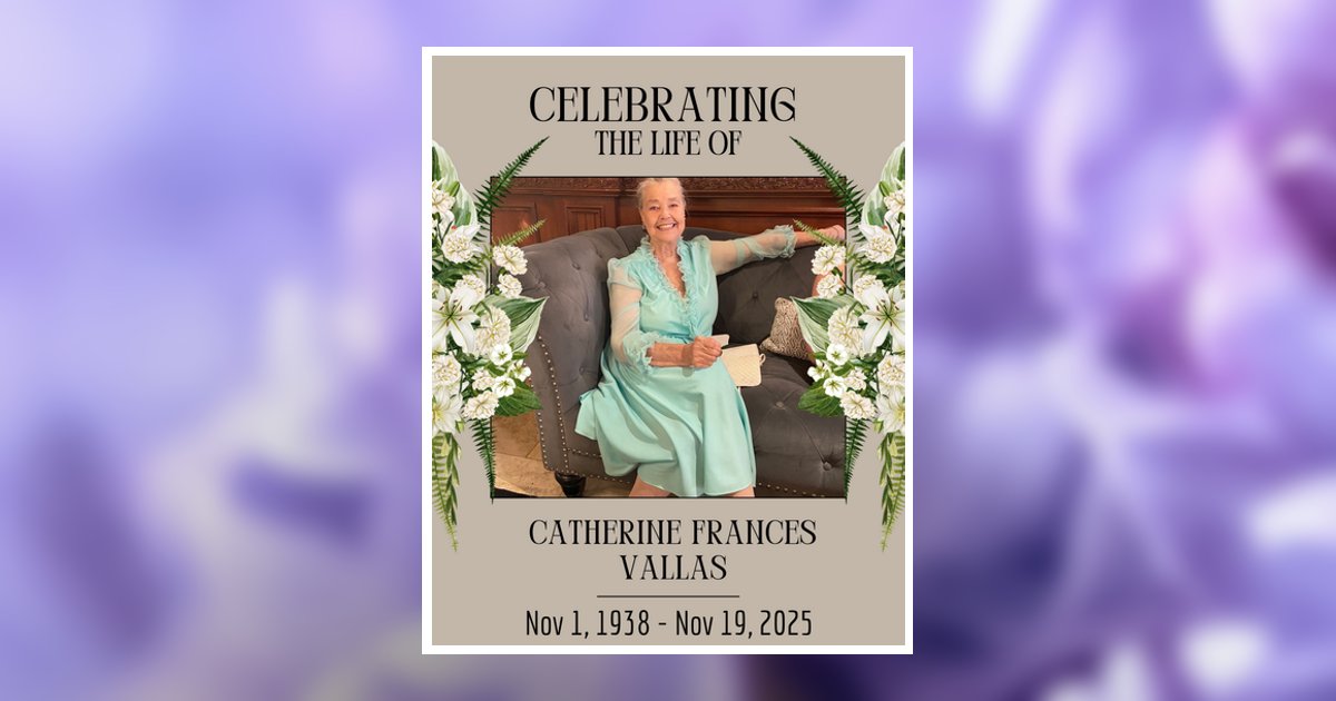 Catherine Frances Vallas Obituary, Kennedale, TX