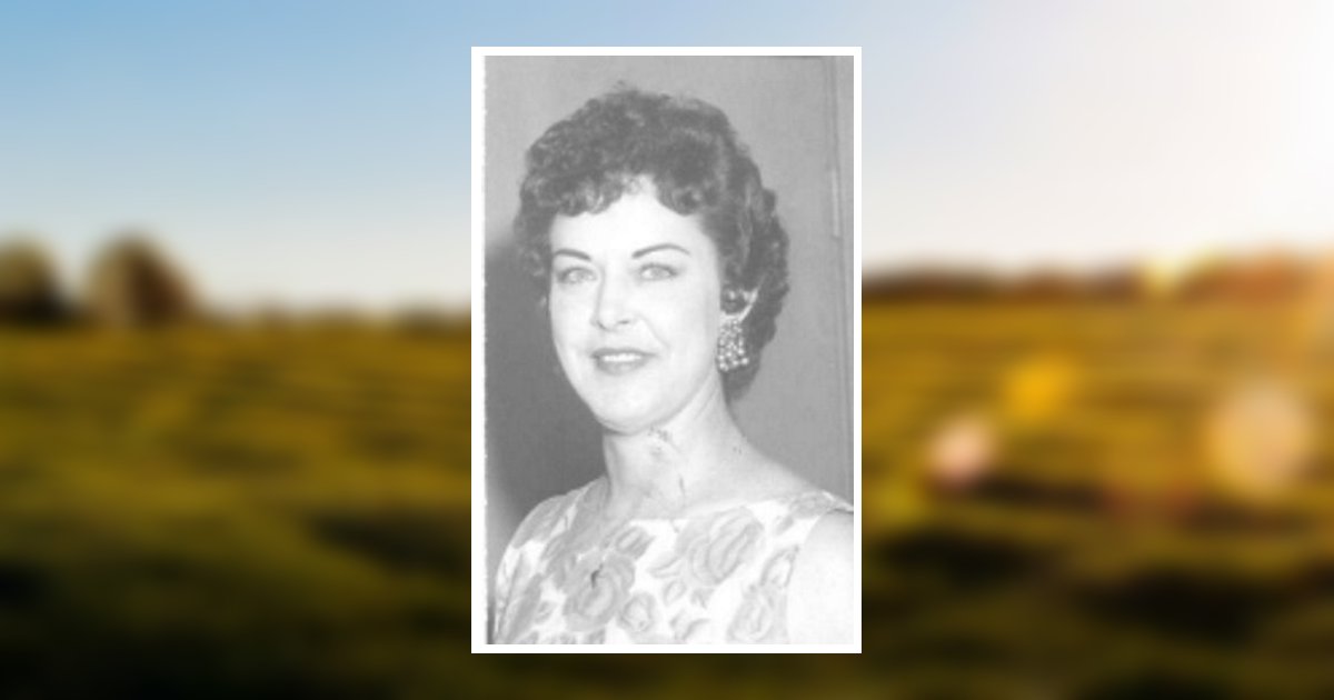 Mildred Brooks Cashion Obituary 2009 WilkirsonHatchBailey Funeral Home