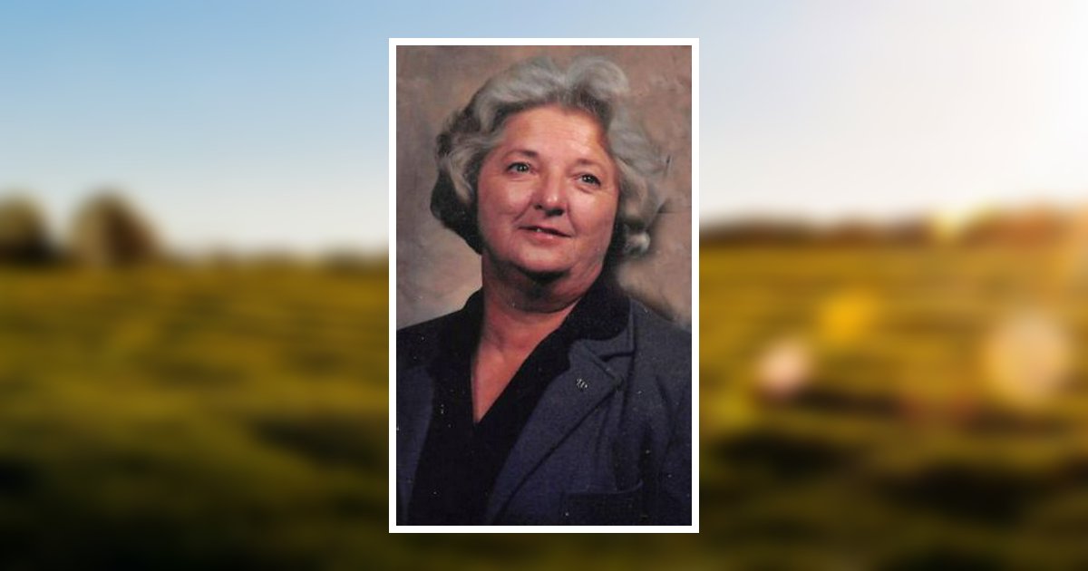 Velma Ruth Townsend Obituary 2018 Greenwood Schubert Funeral Home