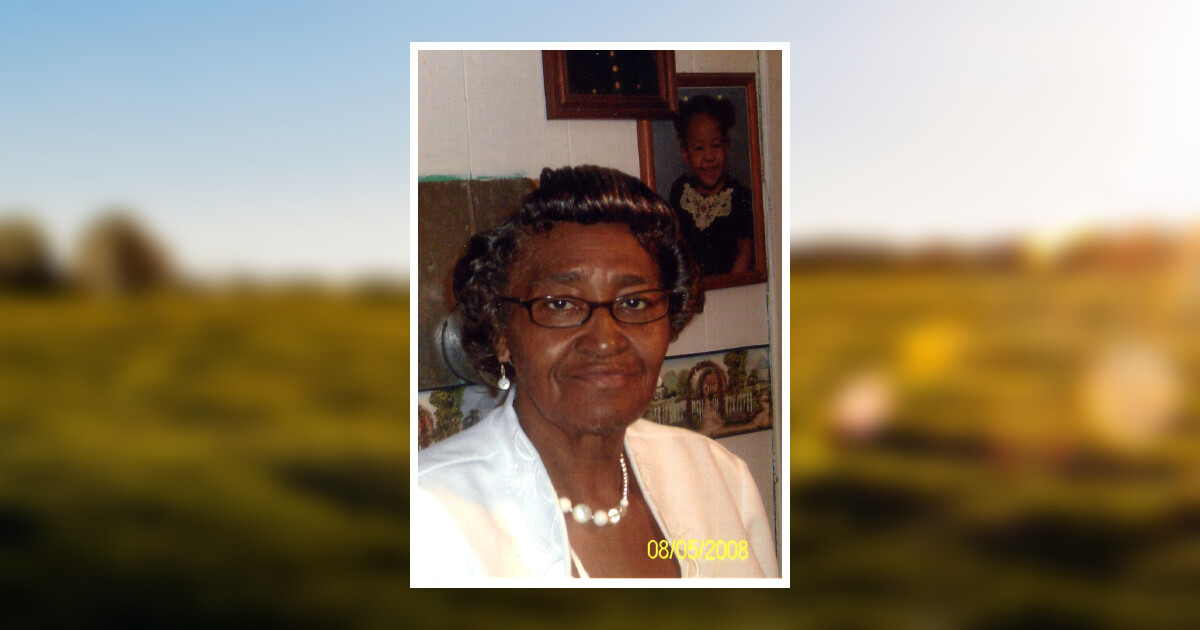 Mrs. Annie Louise Shaw Obituary 2014 - Carter Funeral Home