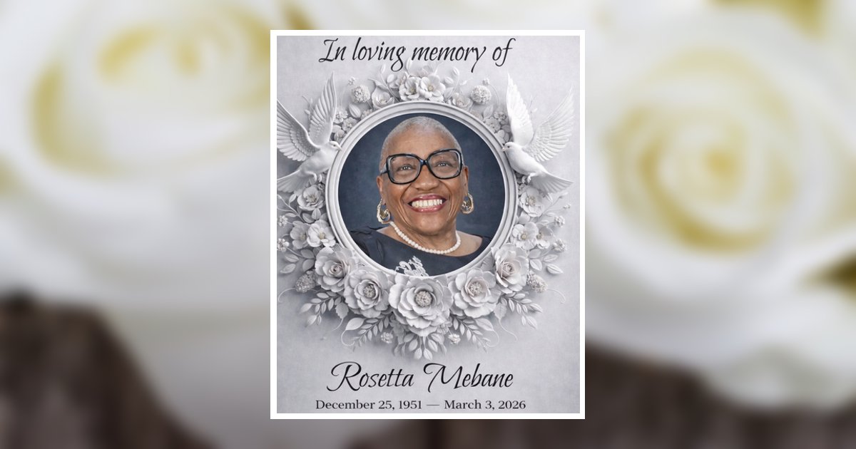 Mrs. Rosetta Mebane Obituary March 3, 2026 - Eppinger & Lewis Funeral Home