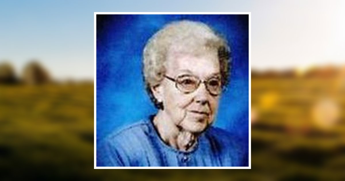 Geraldine May Walker Obituary 2007 Melby Mortuary