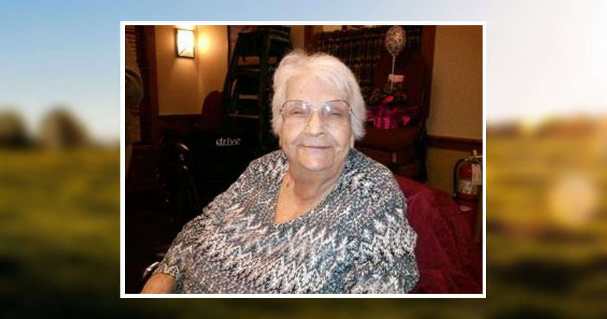 Alice Metz Obituary 2016 Tidd Family Funeral Home
