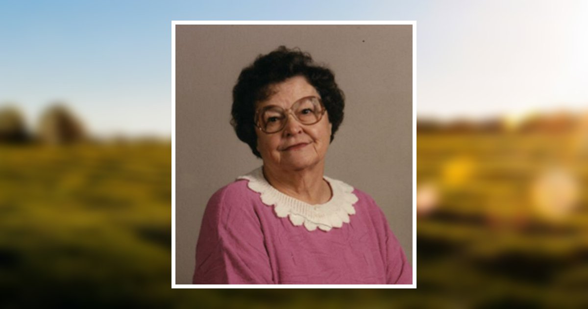 Marie Maus Obituary 2007 Stevenson Funeral Homes