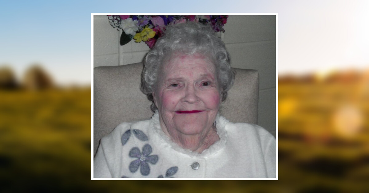 Edna Chapman Holden Obituary 2019 Robinson Funeral Homes