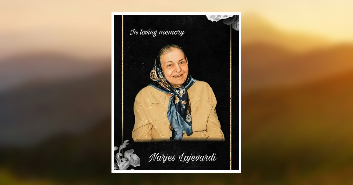 Narjes Lajevardi Obituary, West Jordan, UT