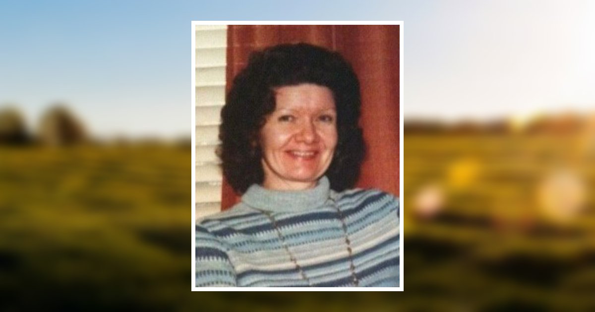 Margaret Garvey Obituary 2022 Reynolds Funeral Home Turner